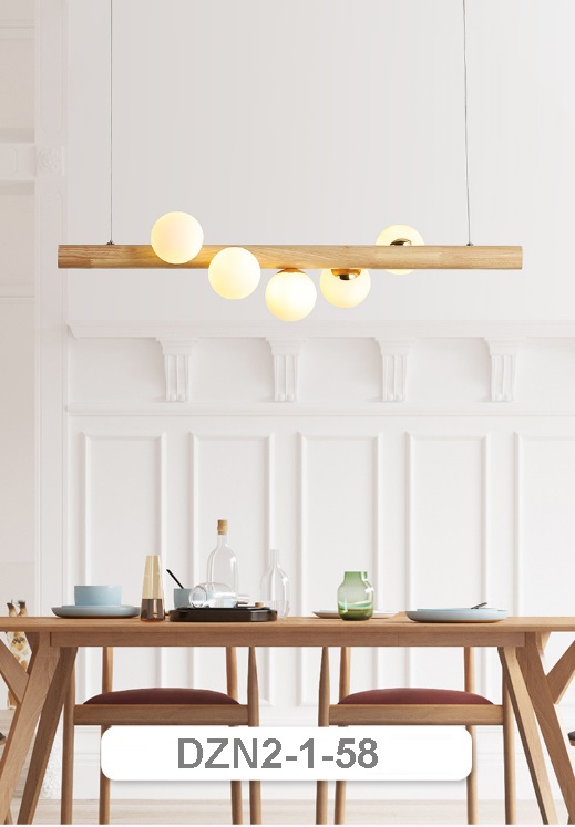 Светильник DZN2-1-58 WOOD ` D800/H1200/5/LED/25W