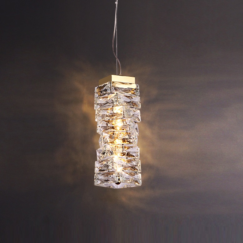 Светильник DZN-13718 ЗОЛОТО` D120*120/H270+1500/1/LED/12W/4000K