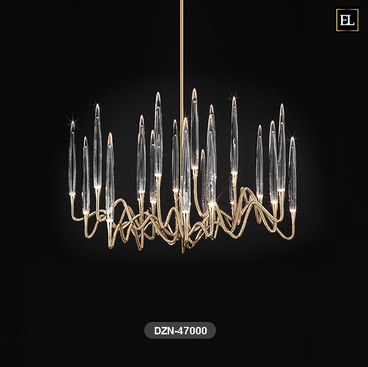 Светильник DZN-47000 ЗОЛОТО ` D800/H420+1000/18/LED/36W/4000K CANDLELIGHT