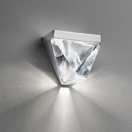 Светильник настенный ElegantLight DZN-13054 РОМ ` D100/H100/1/LED/4500K FACETED-STONE 24-05