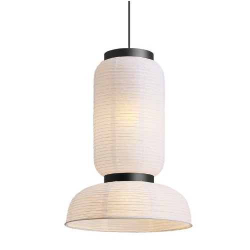 Светильник подвесной ElegantLight DZN-8327 БЕЛЫЙ ` D450/H650/2/E27/15W PAPER 24-08