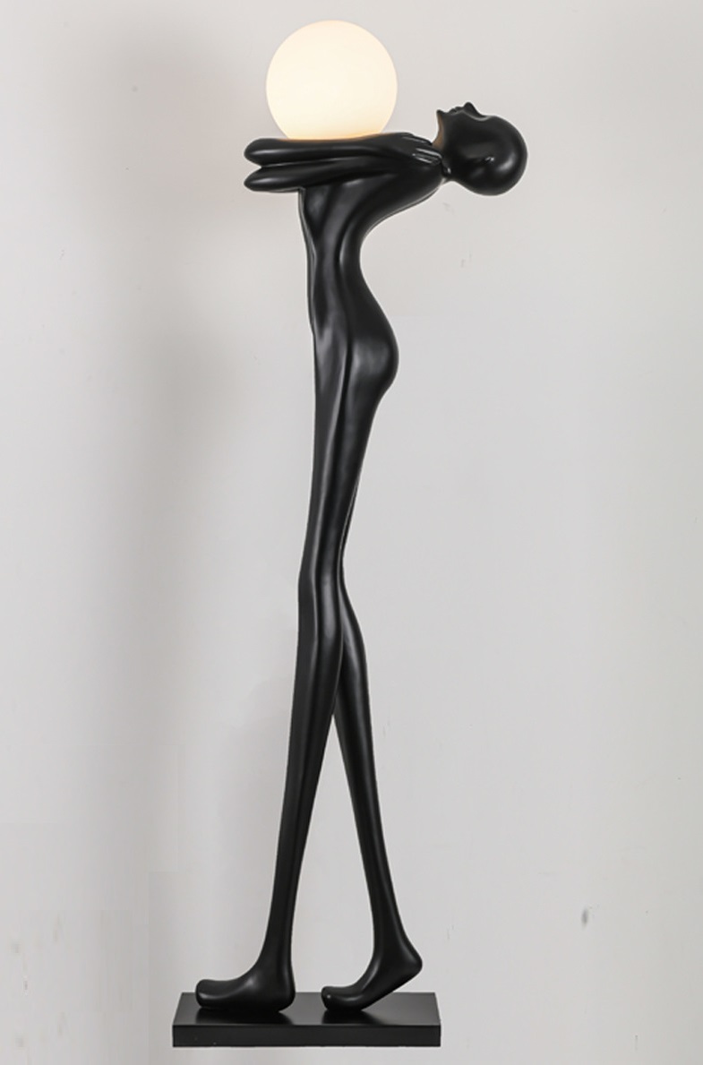 Светильник торшер-маникен DZN-11287 ЧЕРНЫЙ ` D450*350/H2100/1/LED/20W/4000K MANIKIN 25-01 VST