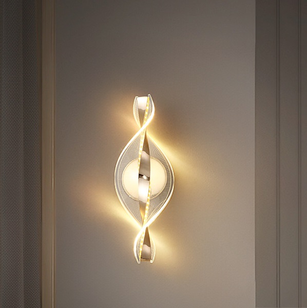 Светильник настенный DZN-13300 ЗОЛОТО ` D350/H140/1/LED/6W/4000K звёздное небо SPRAY2 25-03