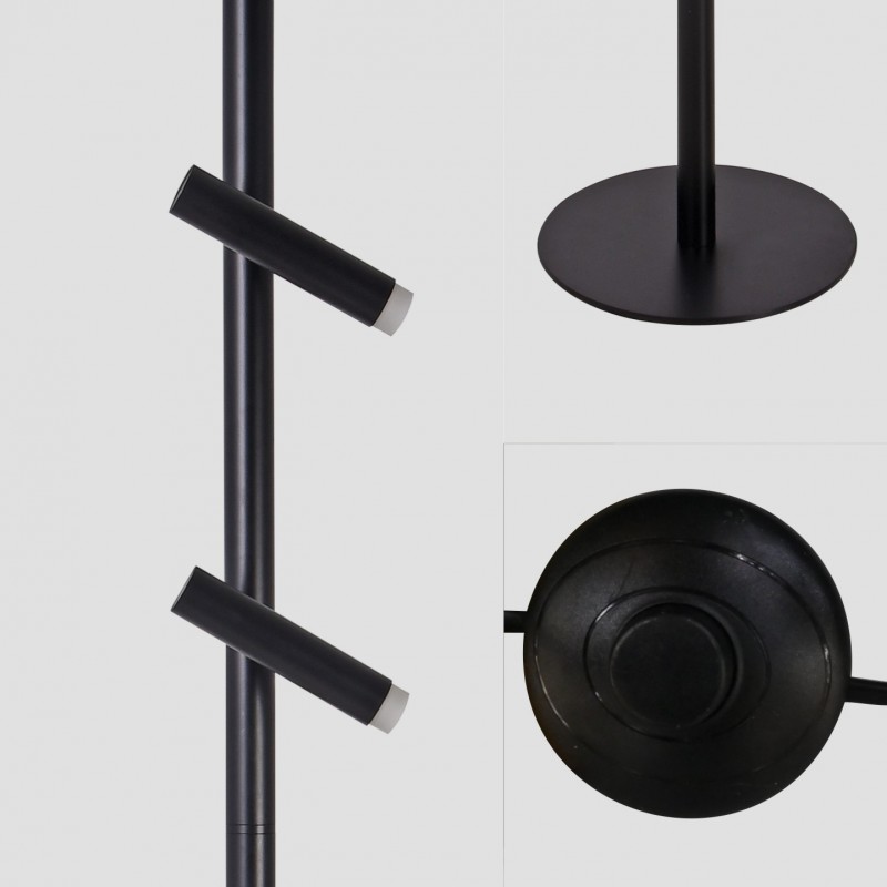 Светильник переносной ElegantLight DZN-5320 BLACK ` D250/H1650/3/LED/9W/4000K 22-10 VISION