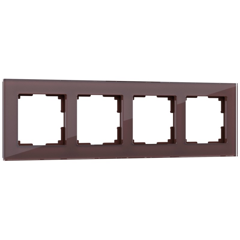 WERKEL Favorit WL01-Frame-04 / Рамка на 4 поста (мокко) a031795 W0041118