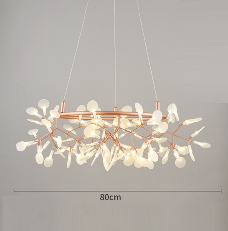 Светильник DZN-7641 Сhampagne Gold ` D800/H1200/1/LED/40W/4000K COIN