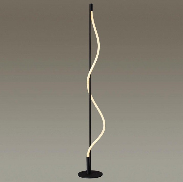 Светильник торшер ElegantLight DZN-5732 ЧЕРНЫЙ ` D250/H1500/1/LED/15W/4500K FLEI