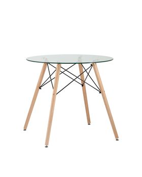 EAMES DSW стеклянный, диаметр 80 см