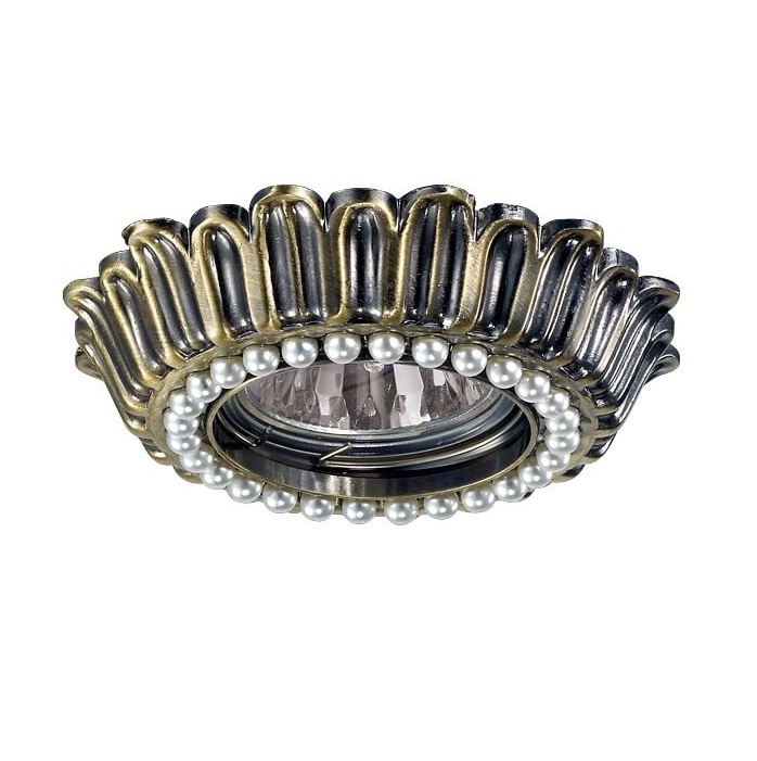 370140 NT15 290 бронза Встраиваемый светильник IP20 G5.3 50W 12V PEARL