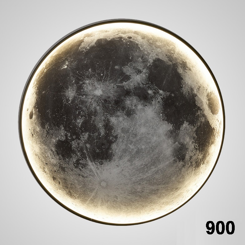 Светильник DZN-9353 БЕЛЫЙ / ЧЕРНЫЙ ` D900/H40/1/LED/32W/4500K COSMOS-MOON 23-12