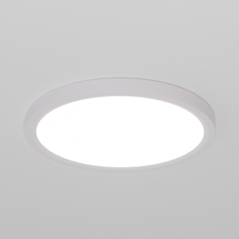 Светильник SPF-6134 БЕЛЫЙ ` D300/H25/1/LED/2*27W/3000-4500-6100K с ПДУ SLIM 25-03 (1/10)