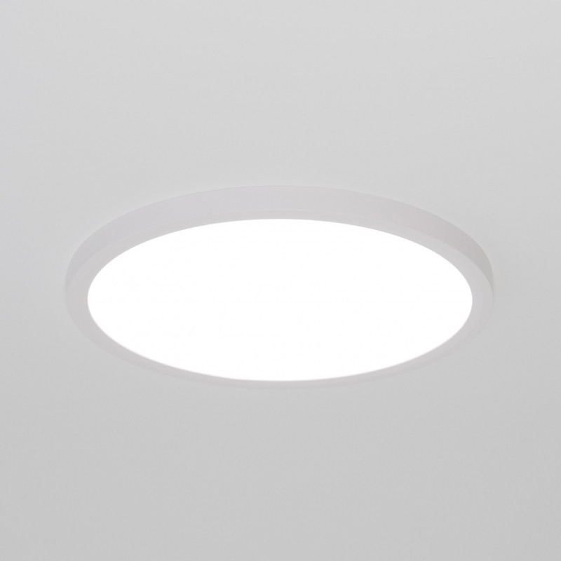 Светильник SPF-6135 БЕЛЫЙ ` D400/H25/1/LED/2*36W/3000-4500-6100K c ПДУ SLIM 25-02 (1/10)