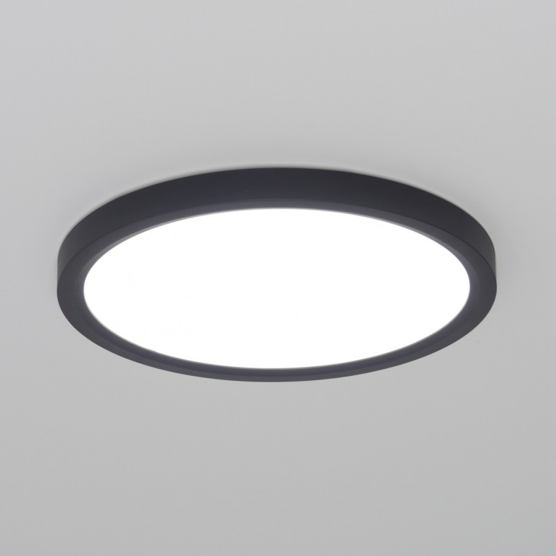 Светильник SPF-6136 ЧЕРНЫЙ ` D300/H25/1/LED/2*27W/3000-4500-6100K с ПДУ SLIM 25-03 (1/10)