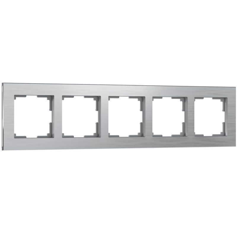 WERKEL Aluminium WL11-Frame-05 / Рамка на 5 постов (алюминий) a033744 W0051706