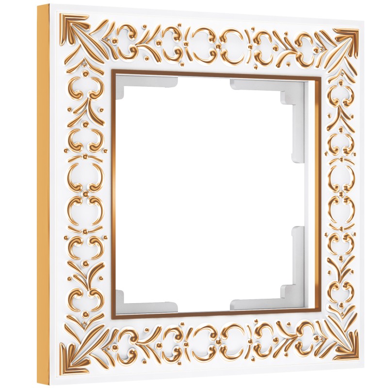 WERKEL Antik WL07-Frame-01/Рамка на 1 пост (белое золото) a036748 W0011523