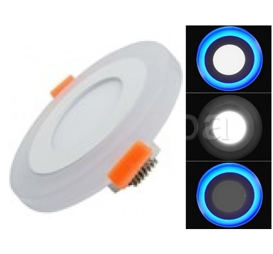 Светильник LED Reluce / Sneha 70503-9.0-001TM LED3+2W WH/DL+BL D105/H30/1/LED/3+2W/6500K+
