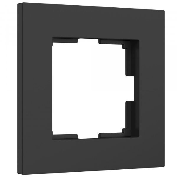 WERKEL Рамка на 1 пост Slab (черный матовый) W0012908