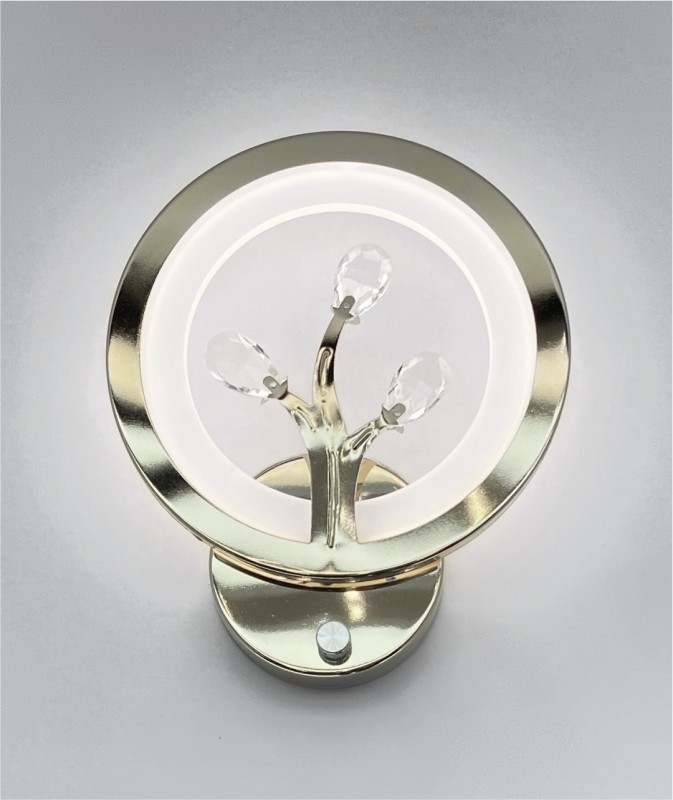 Светильник T-45T108B-BK (1C10059) GOLD/ЗОЛОТО ` LED D170/H150/1/LED/12W 3 РЕЖИМА SPF12