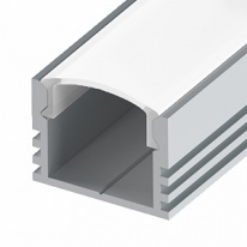 Профиль накладной алюминиевый LC-LP-1216-2 Anod (3м)