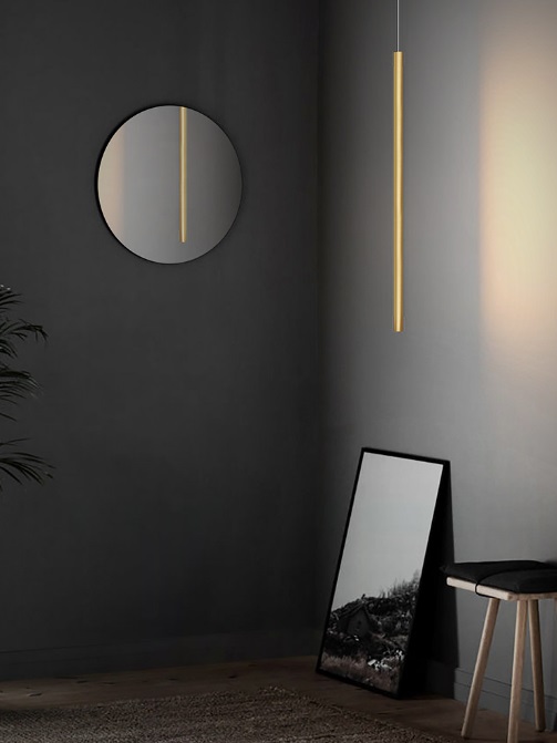 Светильник DZN-44737 БРОНЗА ` D30*900/H1200/1/LED/3W/3000K COB