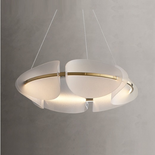 Светильник DZN-6987 БРОНЗА ` D600*180/H2000/6/LED/22W/3000K FLAKE